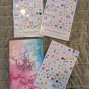Erin Condren Petite Planner Pregnancy Oh Baby w/Stickers
